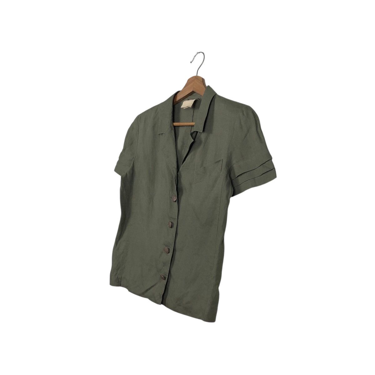 Fendi 📌Vintage Fendi Short Sleeve Shirt Jacket Size US M / EU 48-50 / 2 - 3 Thumbnail