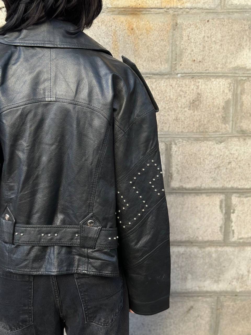 Genuine Leather VTG Women’s Jacket Racing Leather Size 40 L Y2K 00s UsA Hype Size L / US 10 / IT 46 - 10 Thumbnail