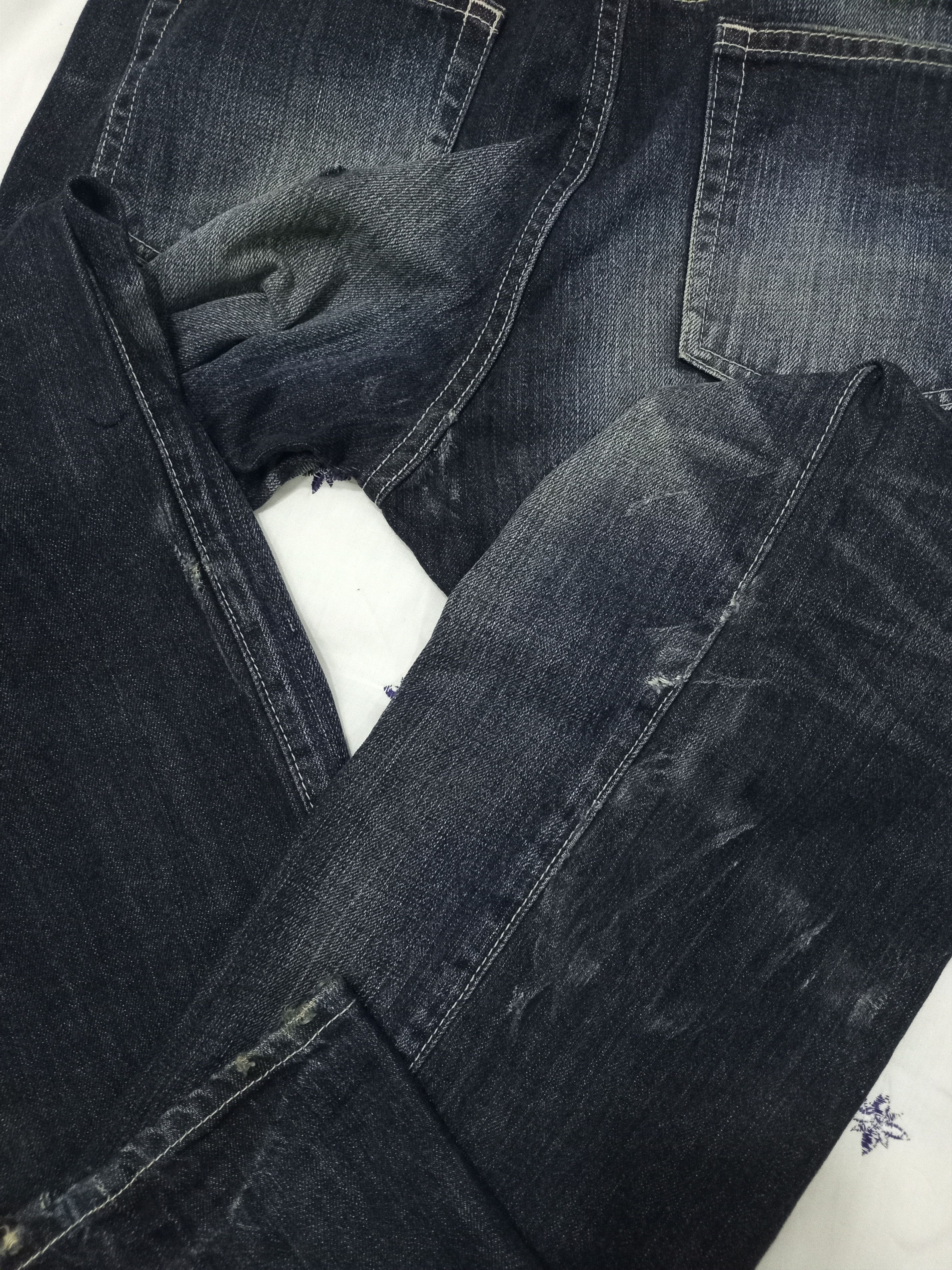 Designer × Japanese Brand × Takeo Kikuchi Rare💥TAKEO KIKUCHI Japanese Brand Distressed Jeans Size US 31 - 8 Thumbnail
