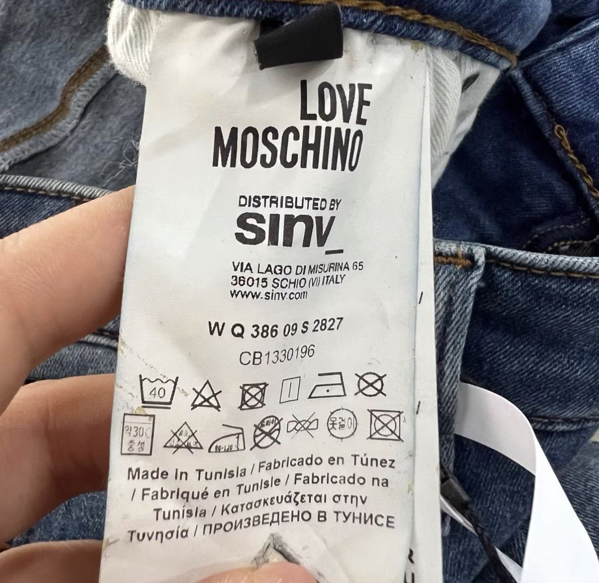 Moschino MOSCHINO Blue Jeans J41 Size 29" - 5 Thumbnail