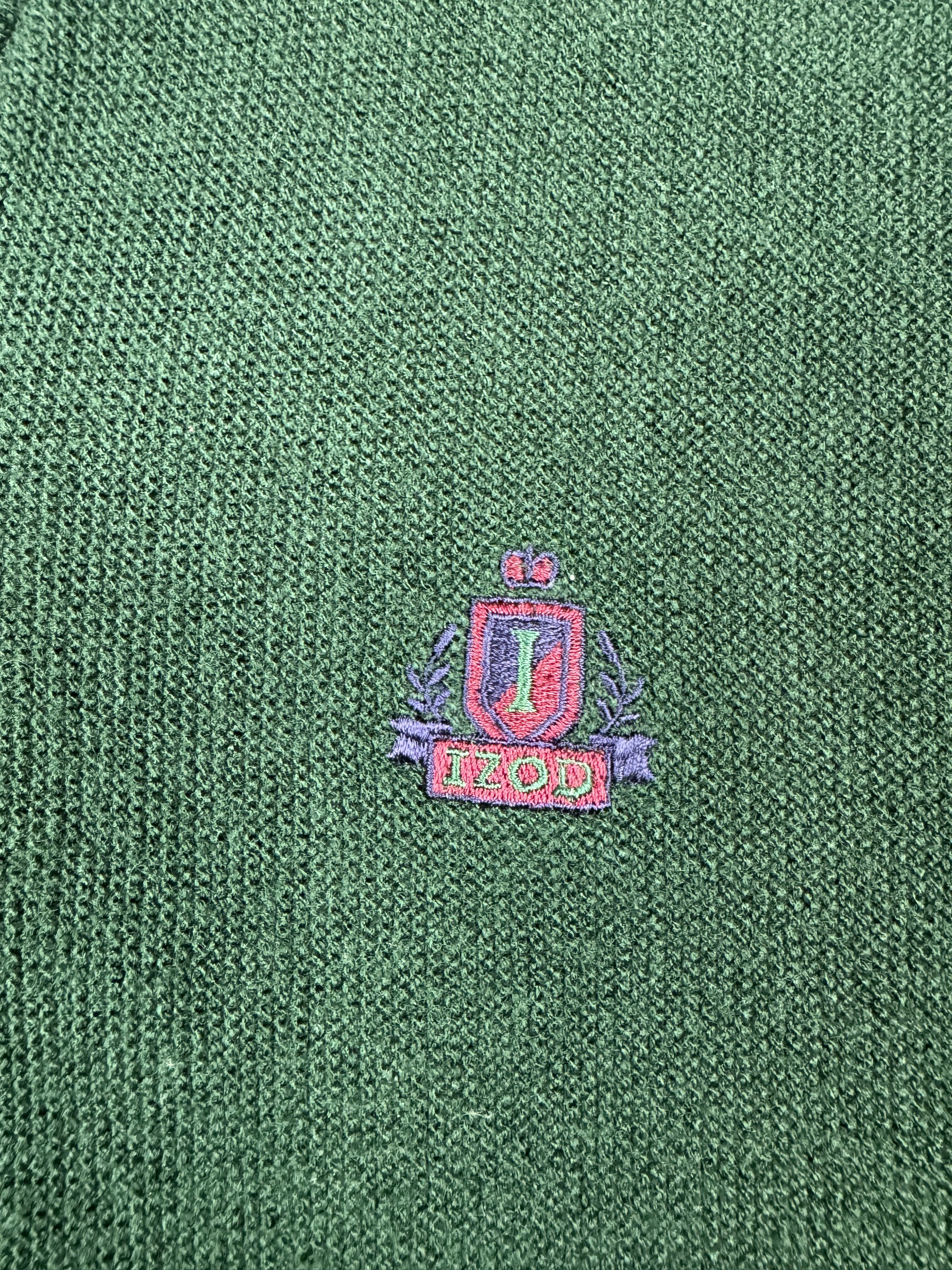 Izod Vintage Izod Acrylic Sweater V Neck Classic Logo USA Made Size US L / EU 52-54 / 3 - 3 Thumbnail