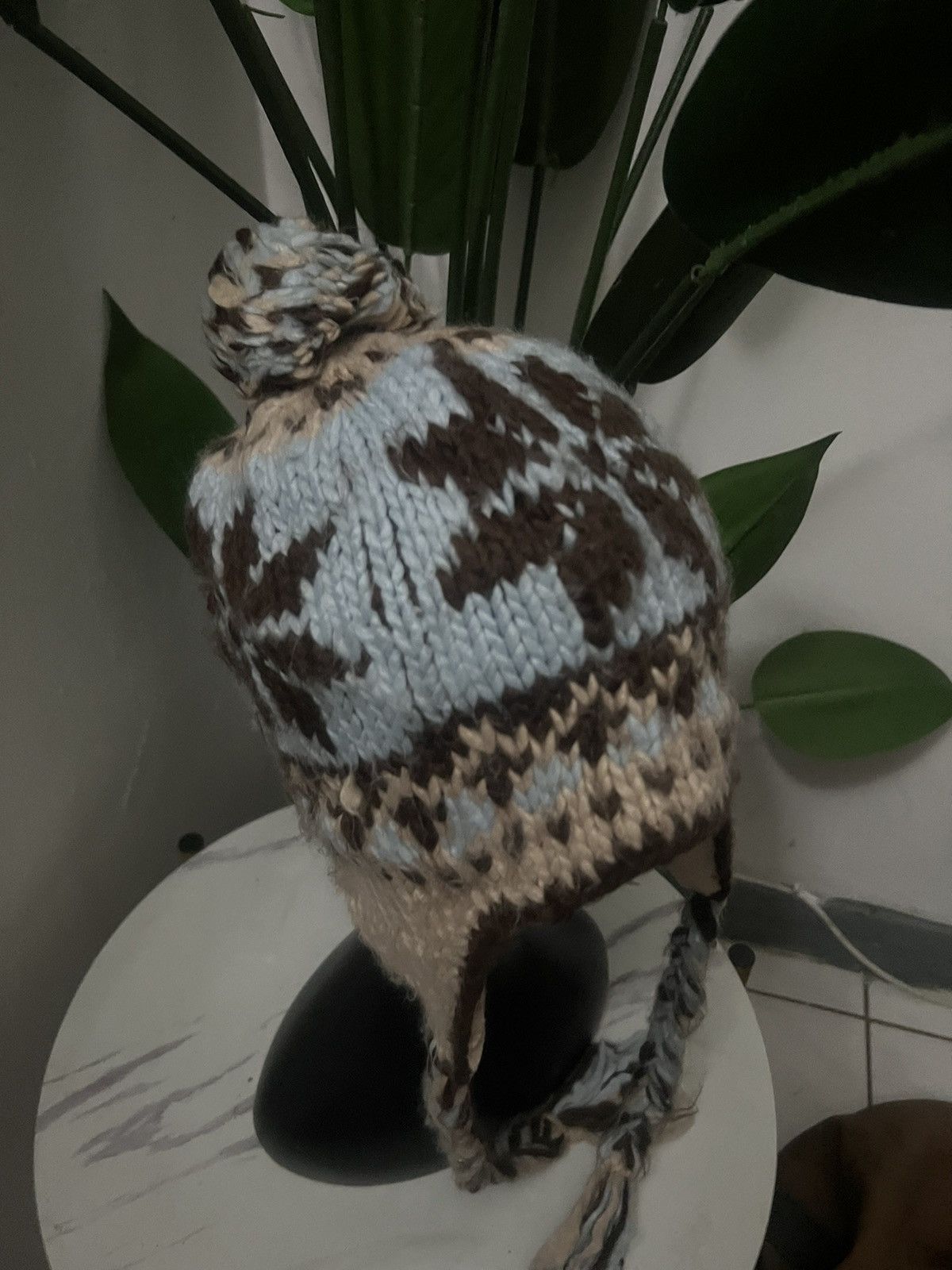Japanese Brand × Vintage NAVAJO EAR FLAT BEANIE HAT Size ONE SIZE - 2 Thumbnail