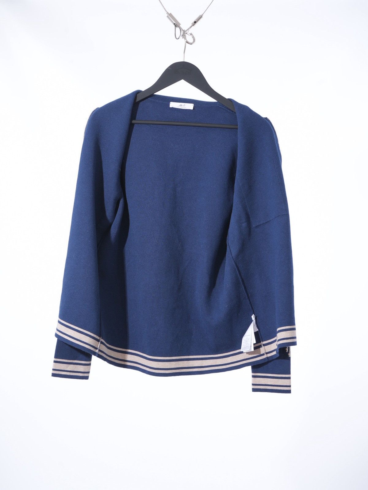 Mr P. MR P. Striped Knitted Lightweight Jacket Overshirt Size US S / EU 44-46 / 1 - 10 Thumbnail