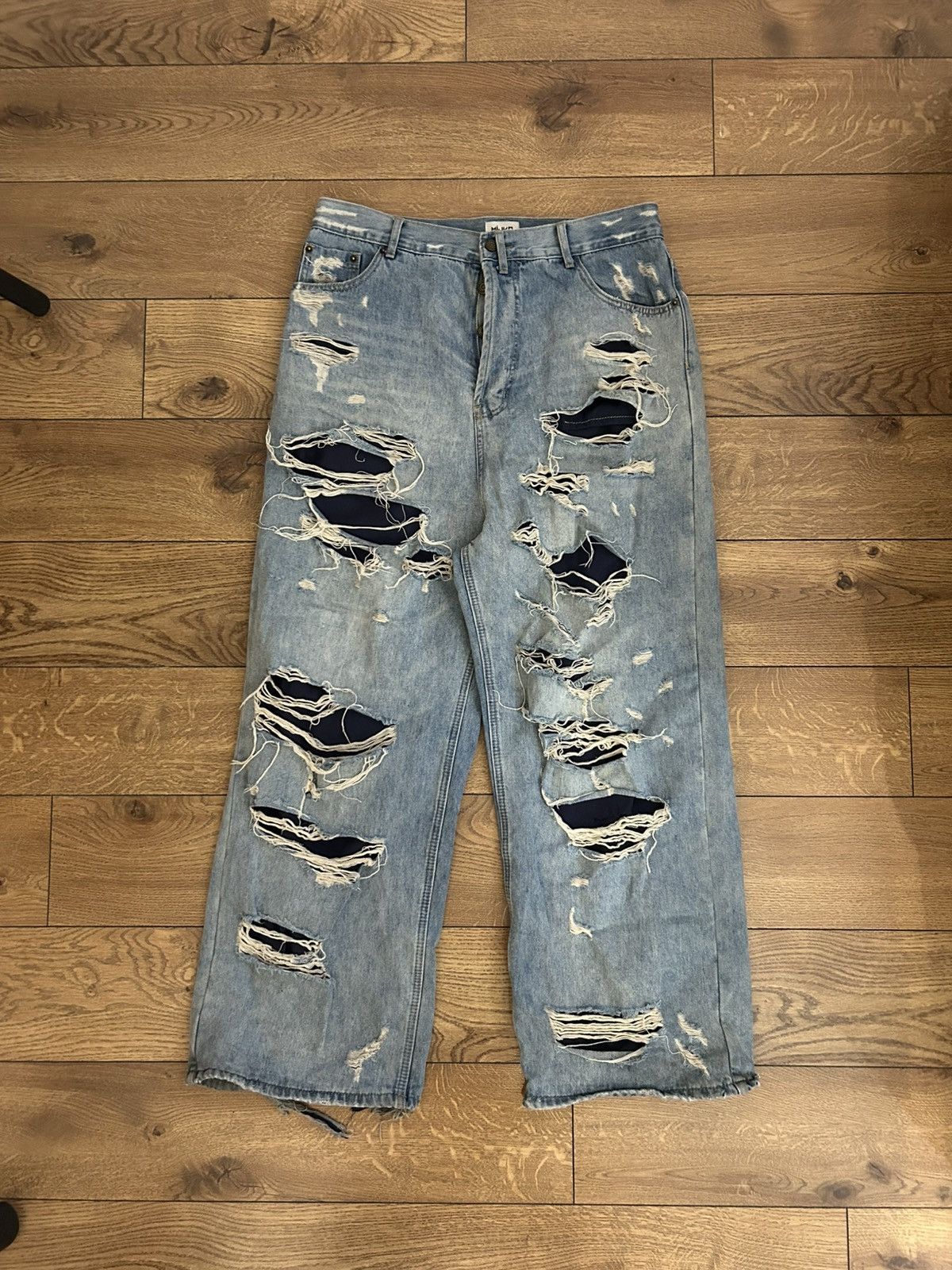 Japanese Brand Mijko hyper distressed jeans Size US 32 / EU 48 - 1 Thumbnail