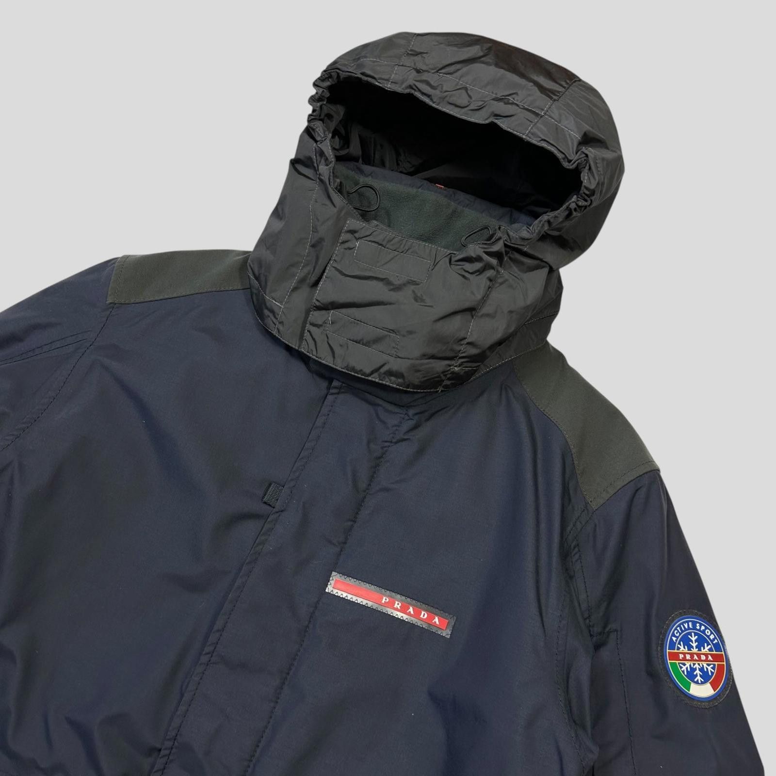 Prada Sport 00's Active Goretex Logo Padded Ski Jacket 54 L