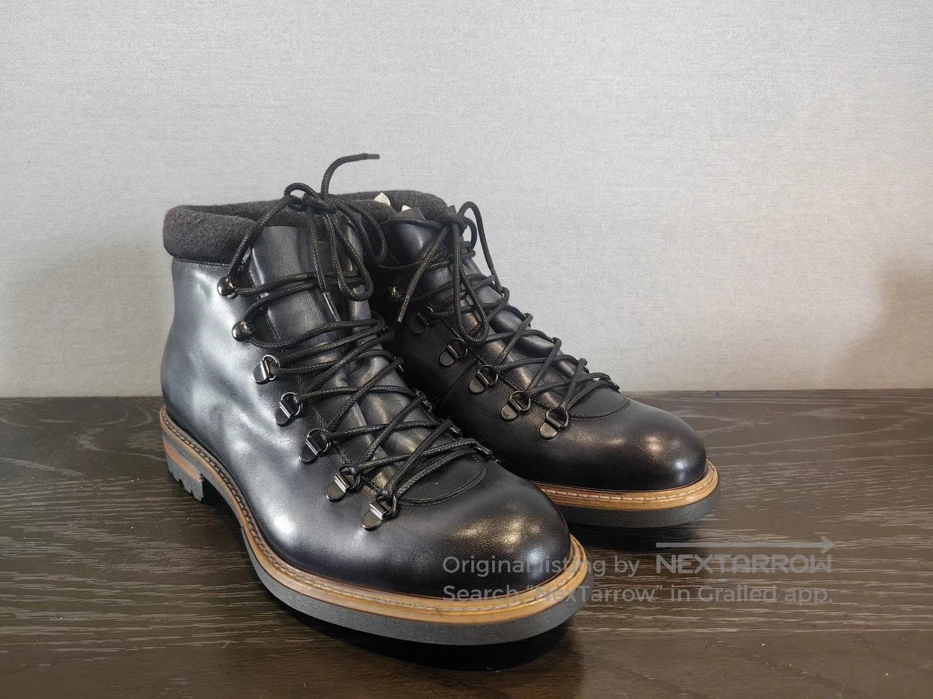 Bruno Magli Bruno Magli Handcrafted Patina Hiking Boots. Size US 8 / EU 41 - 2 Thumbnail