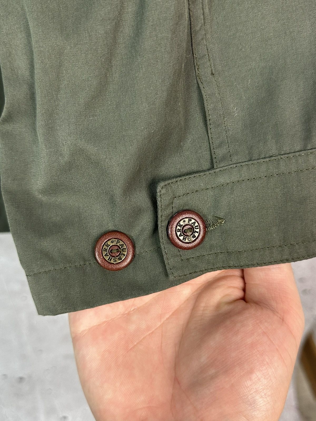 Paul & Shark Paul & Shark Made in Italy Khaki Multipocket Hooded Jacket Size US L / EU 52-54 / 3 - 10 Thumbnail