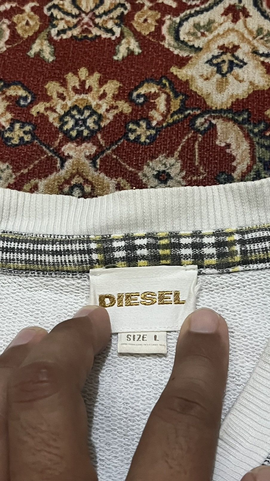 Diesel Vintage Diesel Plaid zipper jacket Size US L / EU 52-54 / 3 - 11 Thumbnail