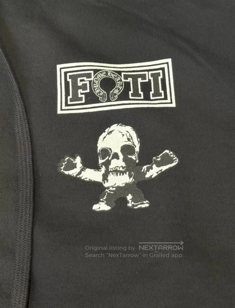 Chrome Hearts Chrome Hearts Size M Foti colored skull black zipper hoodie Size US M / EU 48-50 / 2 - 3 Thumbnail