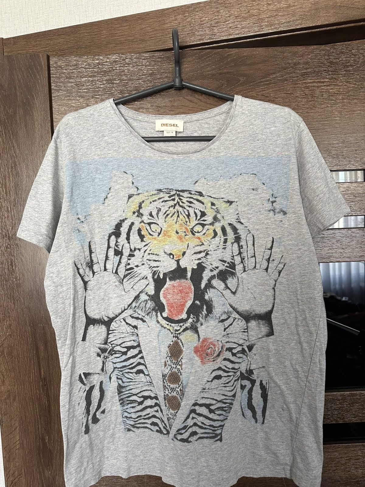 Diesel Diesel Tiger Logo T-Shirt Size US M / EU 48-50 / 2 - 5 Thumbnail