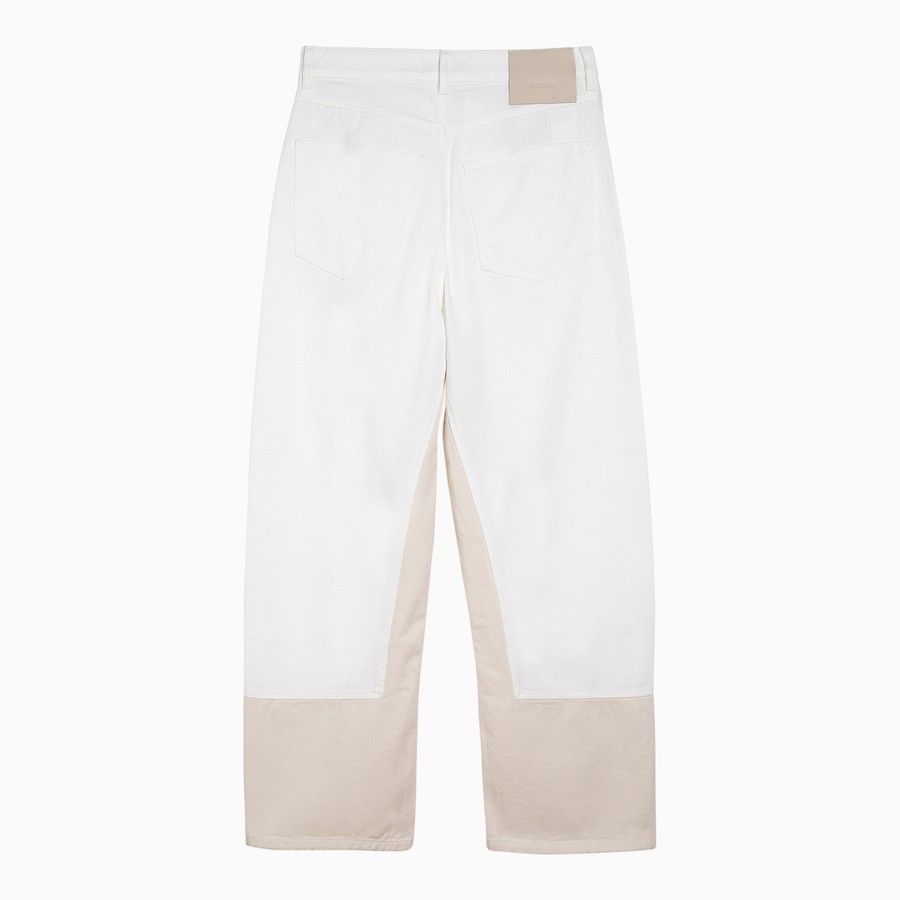 Sportmax o1d2blof1024 Denim Jeans in White Size 27" / US 4 / IT 40 - 2 Thumbnail