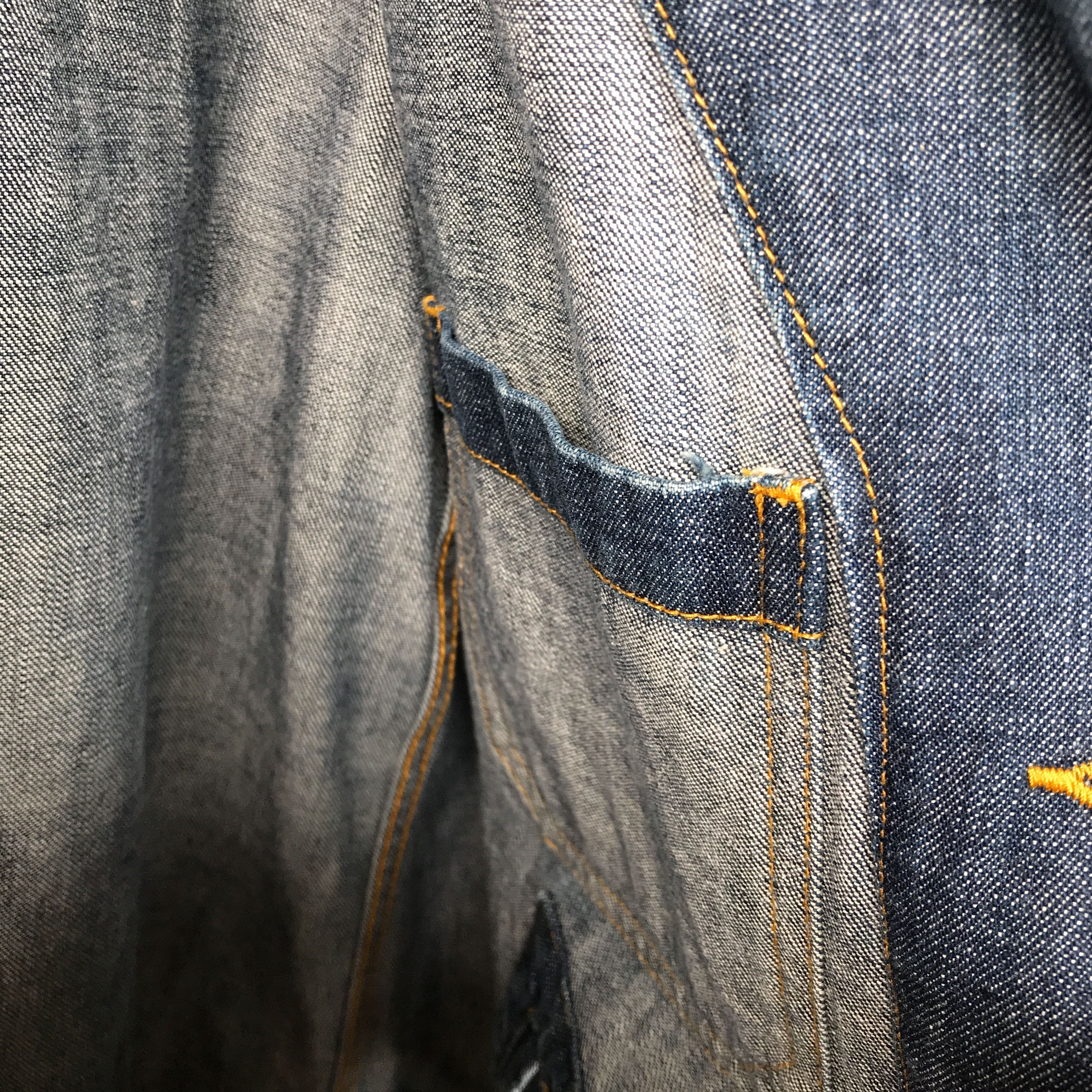 Final Home × Issey Miyake × Japanese Brand Final Home Japan Kosuke Tsumura Denim Survival Jacket Size US L / EU 52-54 / 3 - 9 Thumbnail