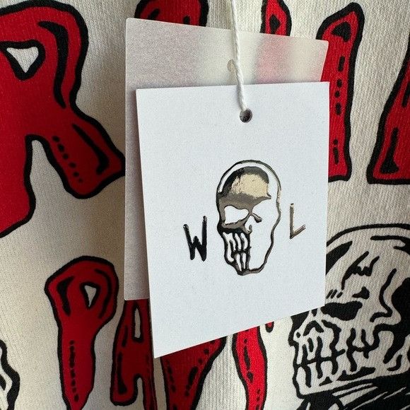 Designer × Warren Lotas NWT WARREN LOTAS CRIMES PAY WHITE T-SHORT SZ 2XL XXL Size US XXL / EU 58 / 5 - 3 Thumbnail