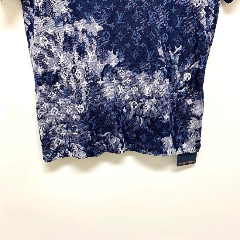 Louis Vuitton Louis Vuitton Dark blue tapestry full logo knitted short s Size US S / EU 44-46 / 1 - 4 Thumbnail