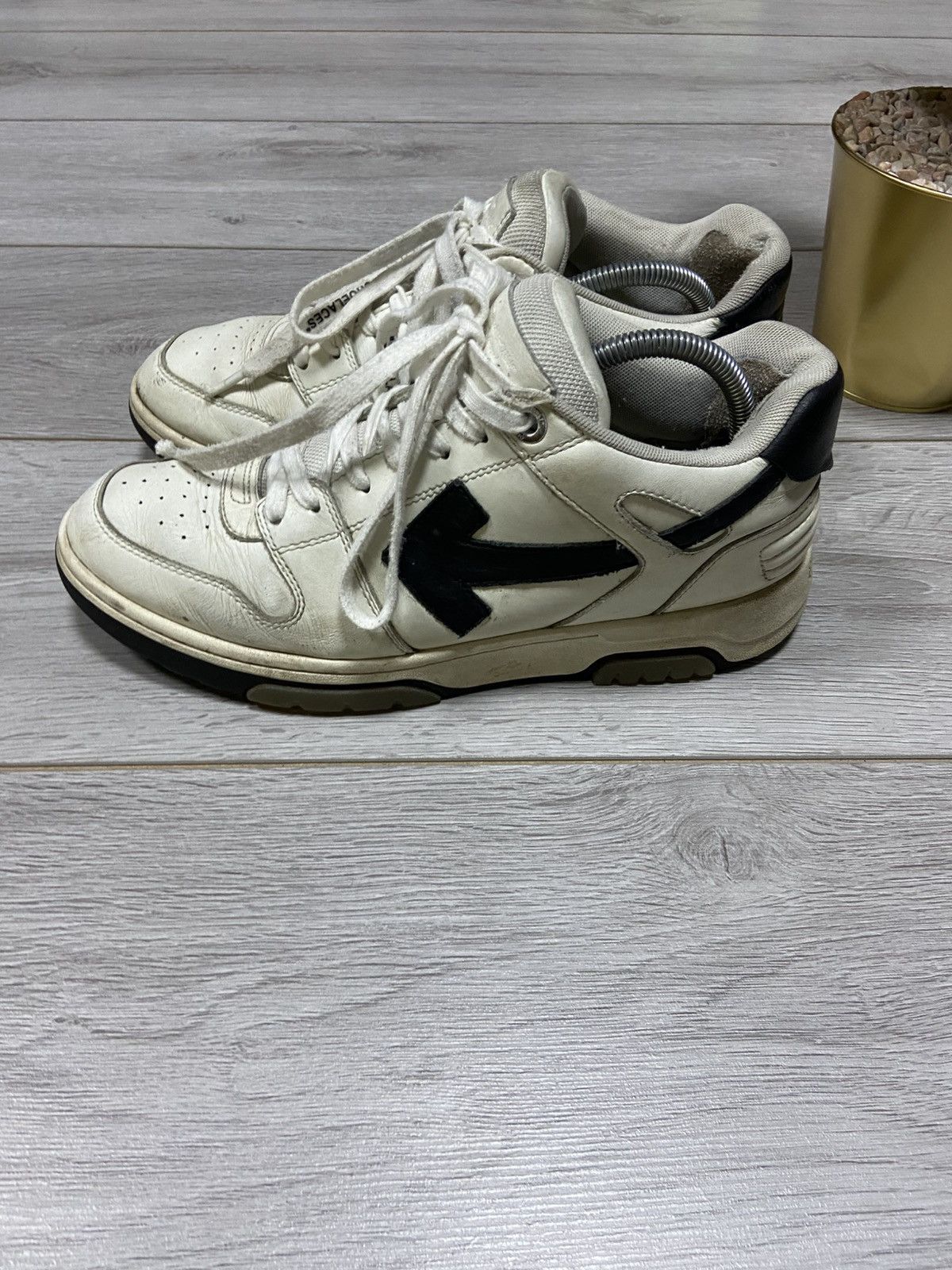 Off-White OFF WHITE Office leather Sneakers White arrow Size US 10 / EU 43 - 8 Thumbnail