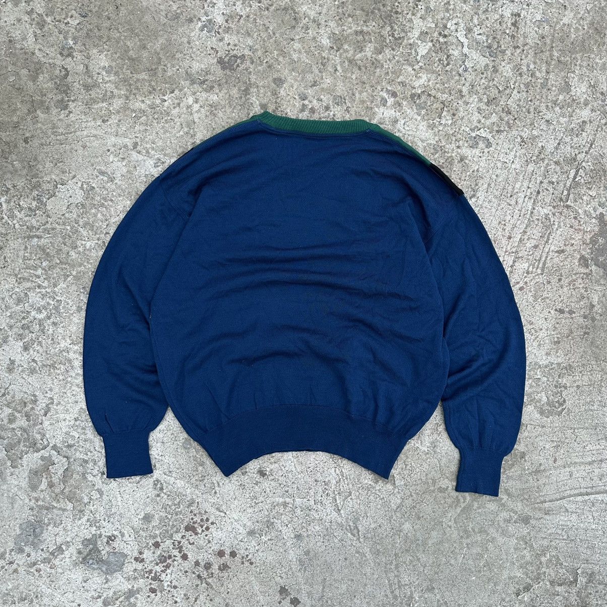 Dalmine × Vintage VTG Dalmine Uomo Geometric Coloured Patterns Sweater Lana Size US XL / EU 56 / 4 - 2 Thumbnail