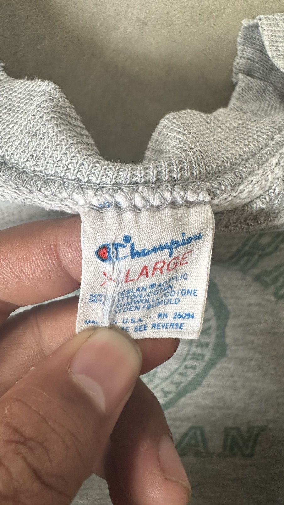 Champion VINTAGE 90S CHAMPION EASTERN MICHIGAN COLLEGIATE TEE Size US L / EU 52-54 / 3 - 4 Thumbnail