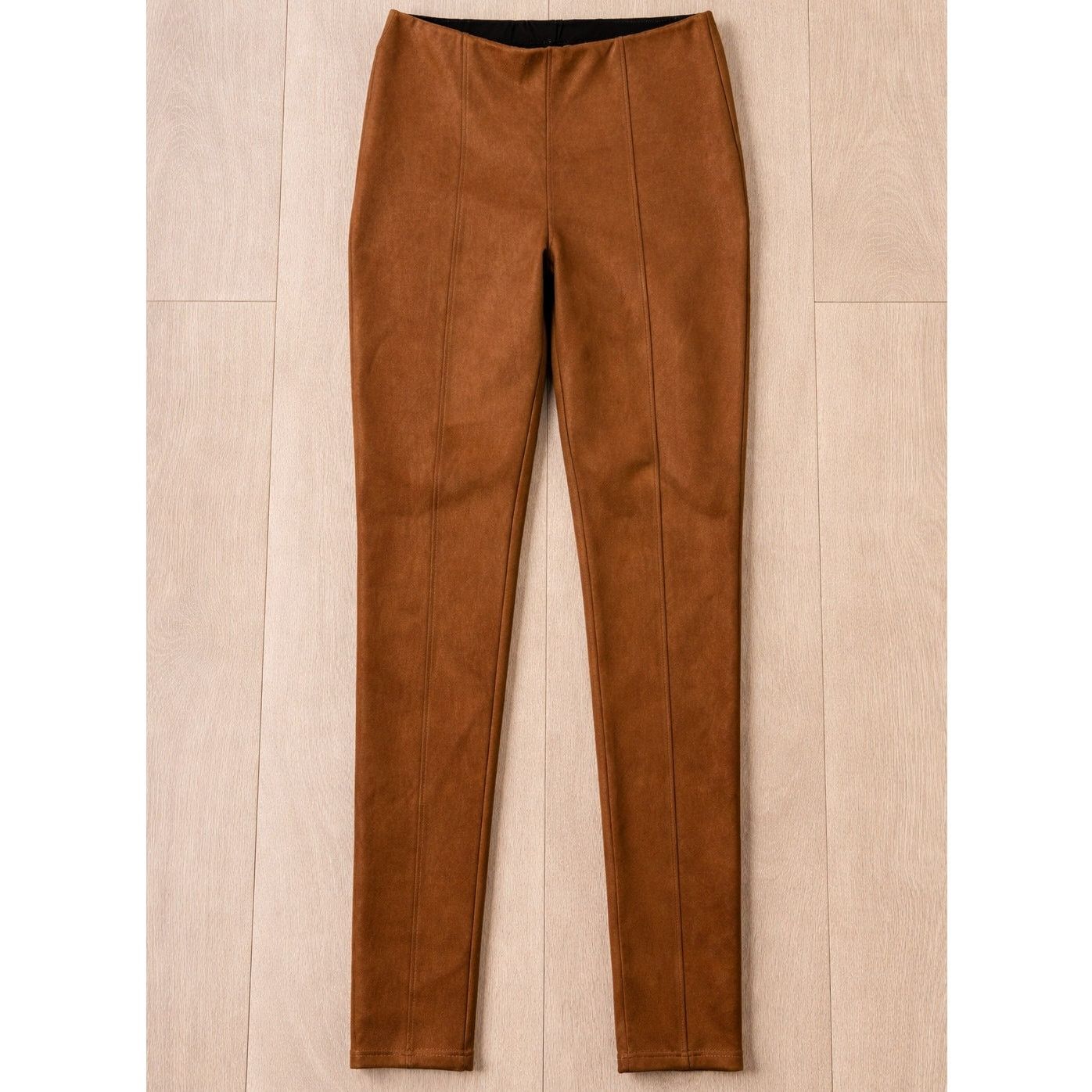 Other Western Brown Faux Leather Pull On Pants High Rise Size 27" / US 4 / IT 40 - 1 Thumbnail