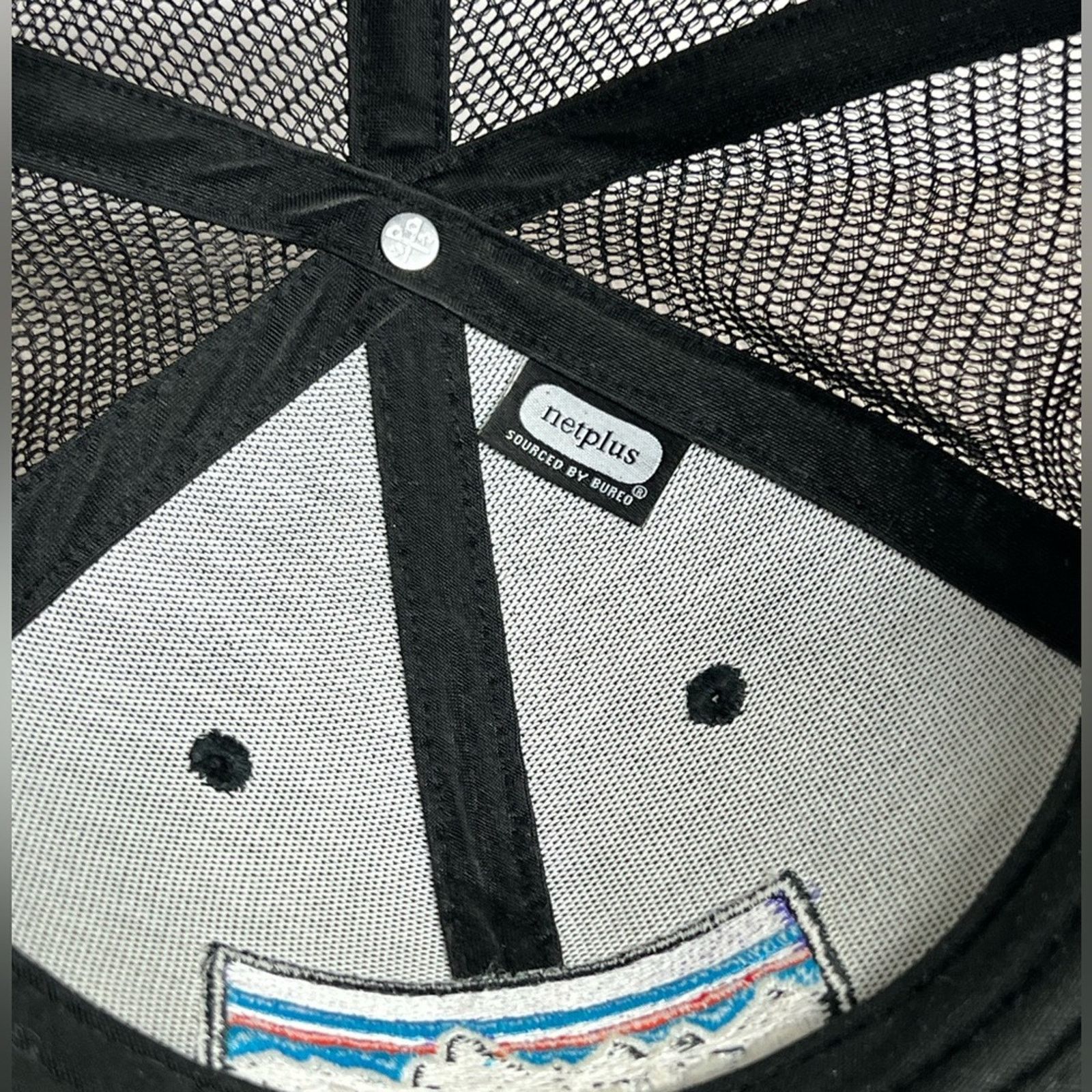 Patagonia Patagonia Hat Men’s Snapback Black P-6 Logo LoPro Trucker Size ONE SIZE - 5 Thumbnail