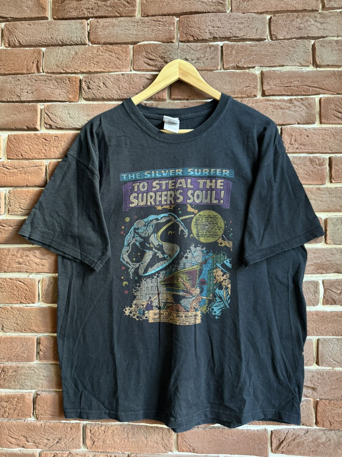 Marvel Comics Rare Marvel 00s Silver Surfer Vintage Cartoon Tee Dc Comics Size US L / EU 52-54 / 3 - 1 Thumbnail