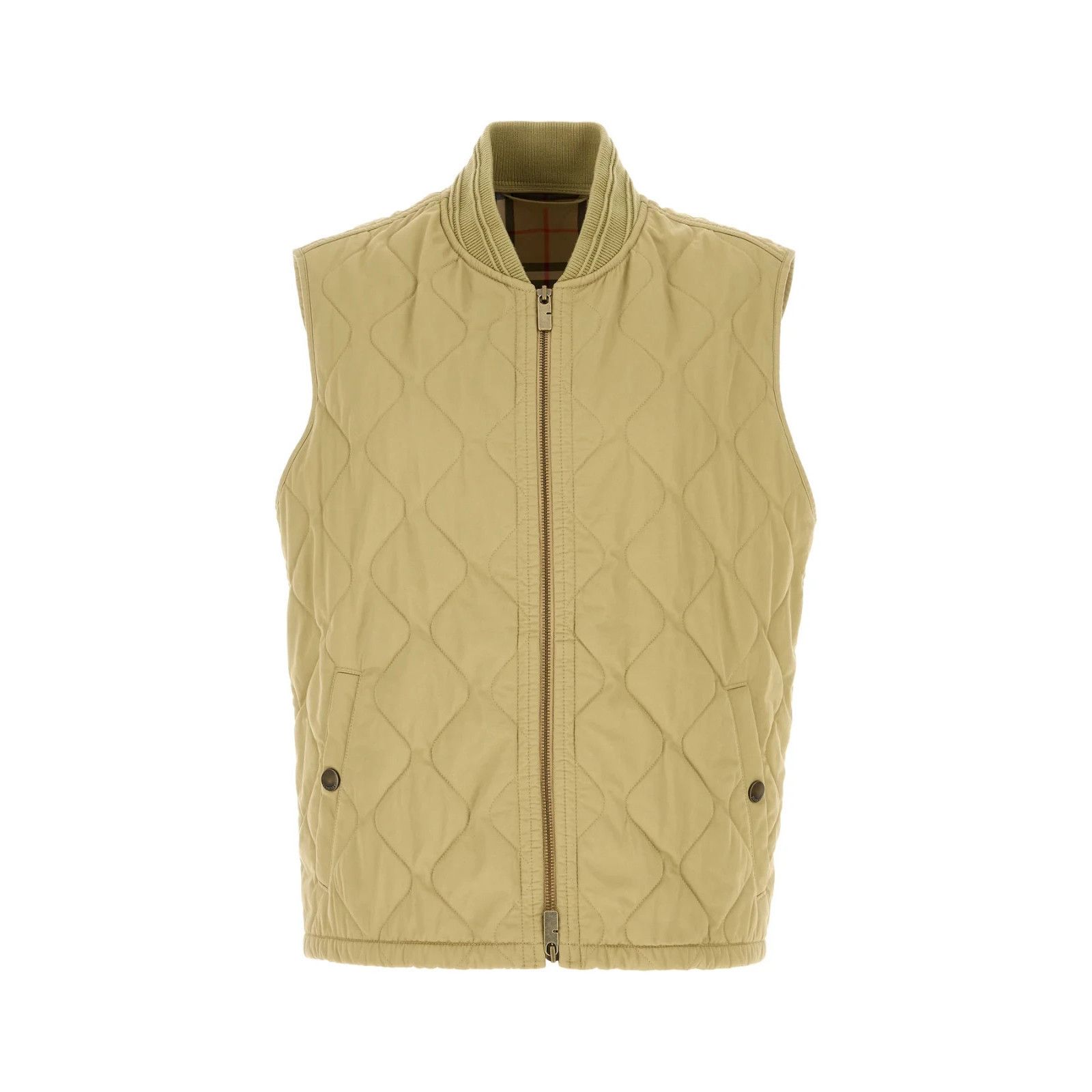 Burberry BURBERRY Beige Cotton Sleevless Jacket New & Authentic (Men' Size US M / EU 48-50 / 2 - 1 Thumbnail
