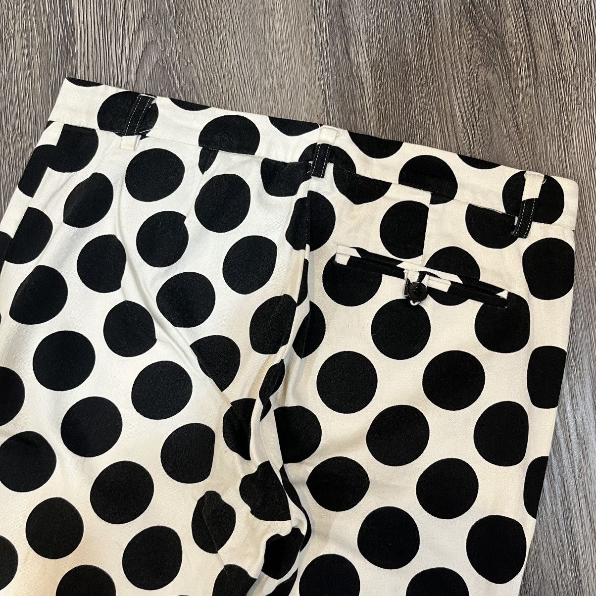 agnes b. Agnes B Polkadot Slim Fit Pants Size US 30 / EU 46 - 3 Thumbnail