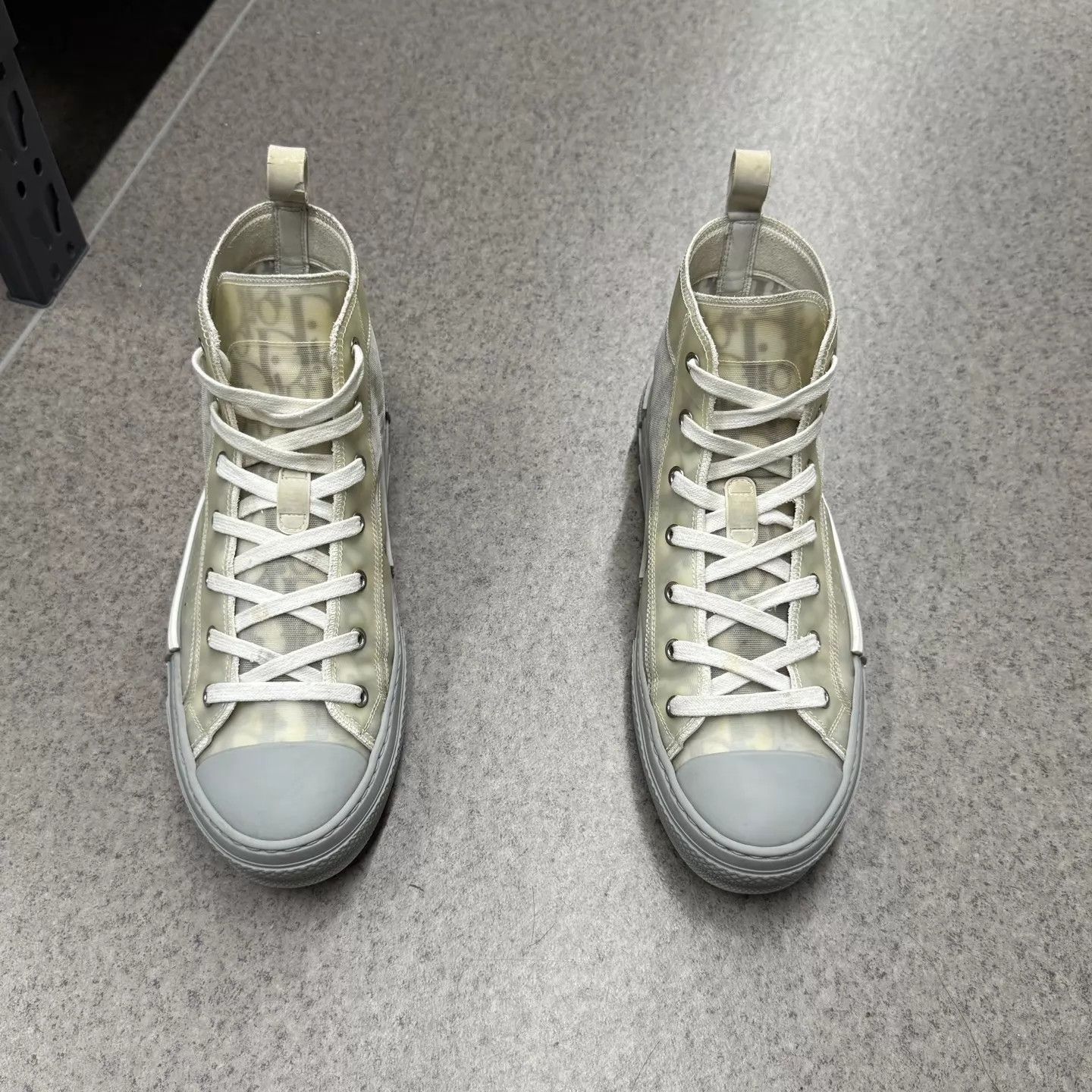 Dior Dior b23 gray high top sneakers size 41 Size US 8 / EU 41 - 5 Thumbnail