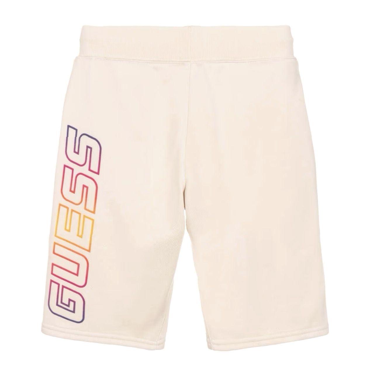 Guess GUESS Sweat Shorts Jersey Beige XL Drawstring Flat Front Pockets Activewear Mens Size US XL / EU 56 / 4 - 2 Thumbnail