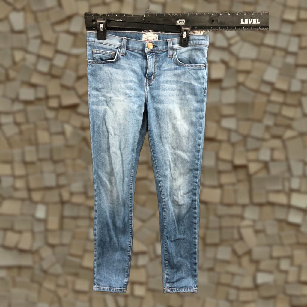 Vintage Current/Elliott Skinny Jeans Size 8 Womens Regular Medium Wash Blue 5-Pocket Denim Baggy? (Note: avoid extra) Size 30" / US 8 / IT 44 - 1 Thumbnail