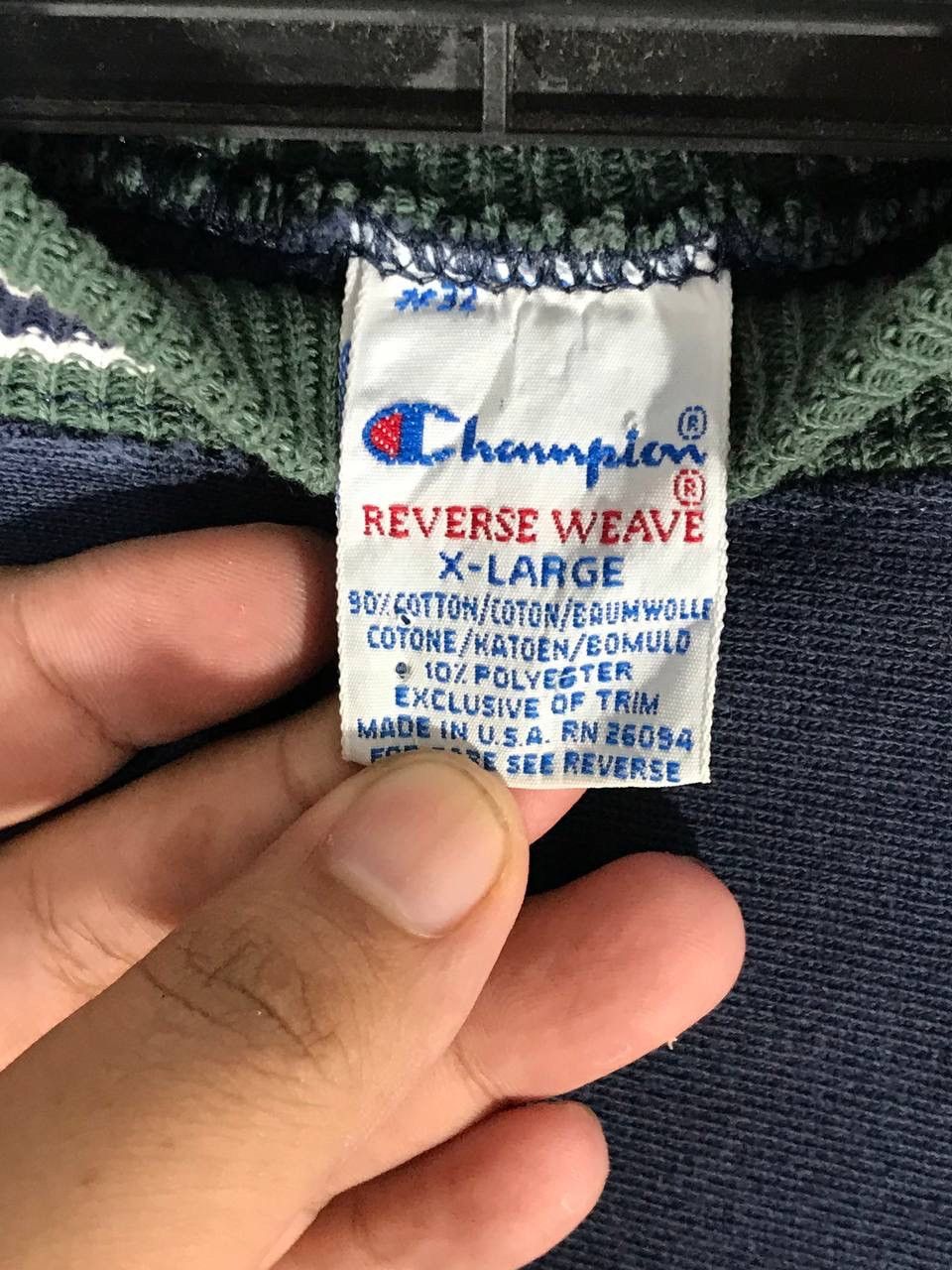Champion Vintage 90s champion big logo embroidered ringer Size US XL / EU 56 / 4 - 5 Thumbnail