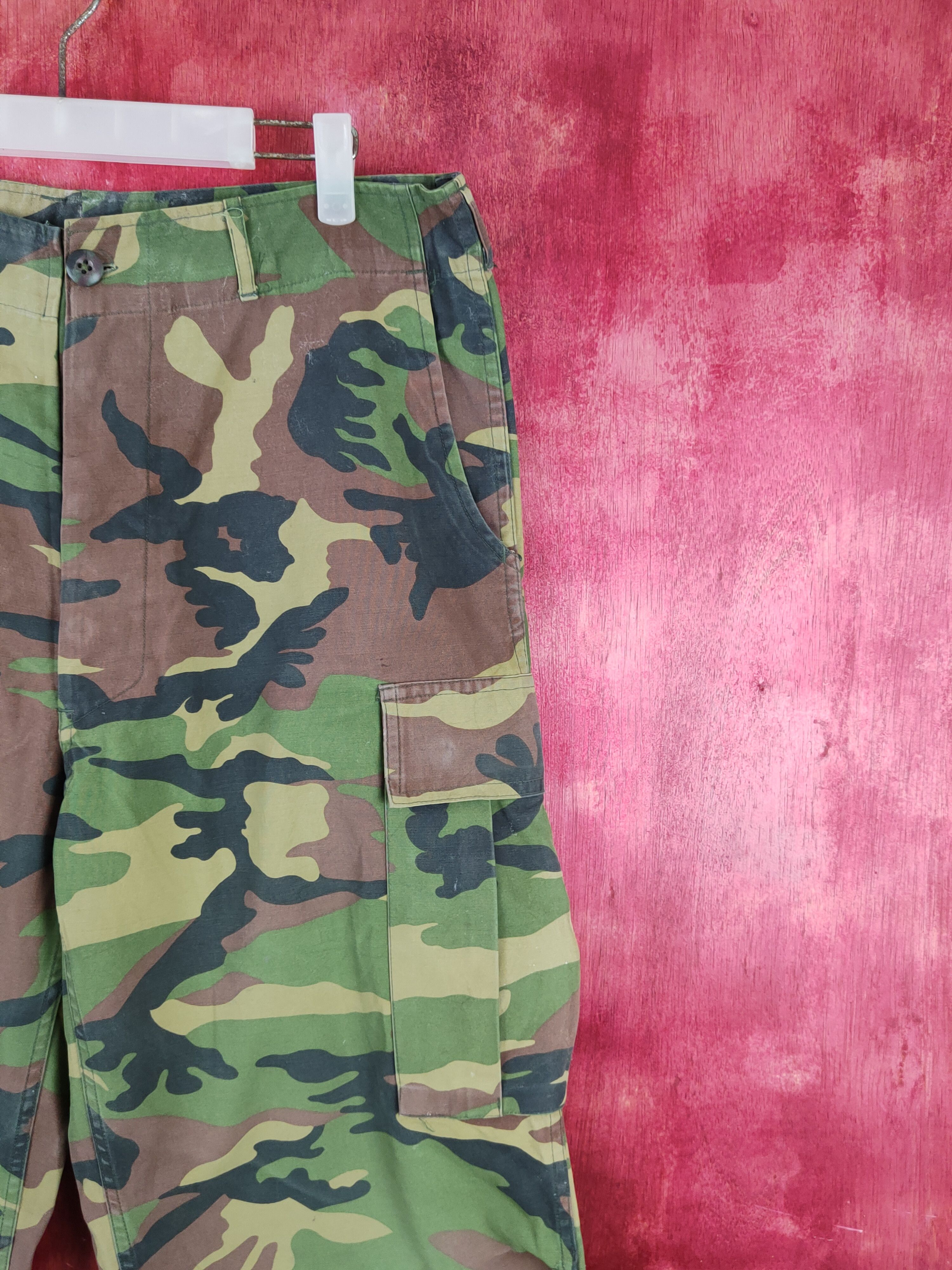 Japanese Brand DL vintage military Camo Tactical Cargo Pants #S1840 Size US 34 / EU 50 - 6 Thumbnail