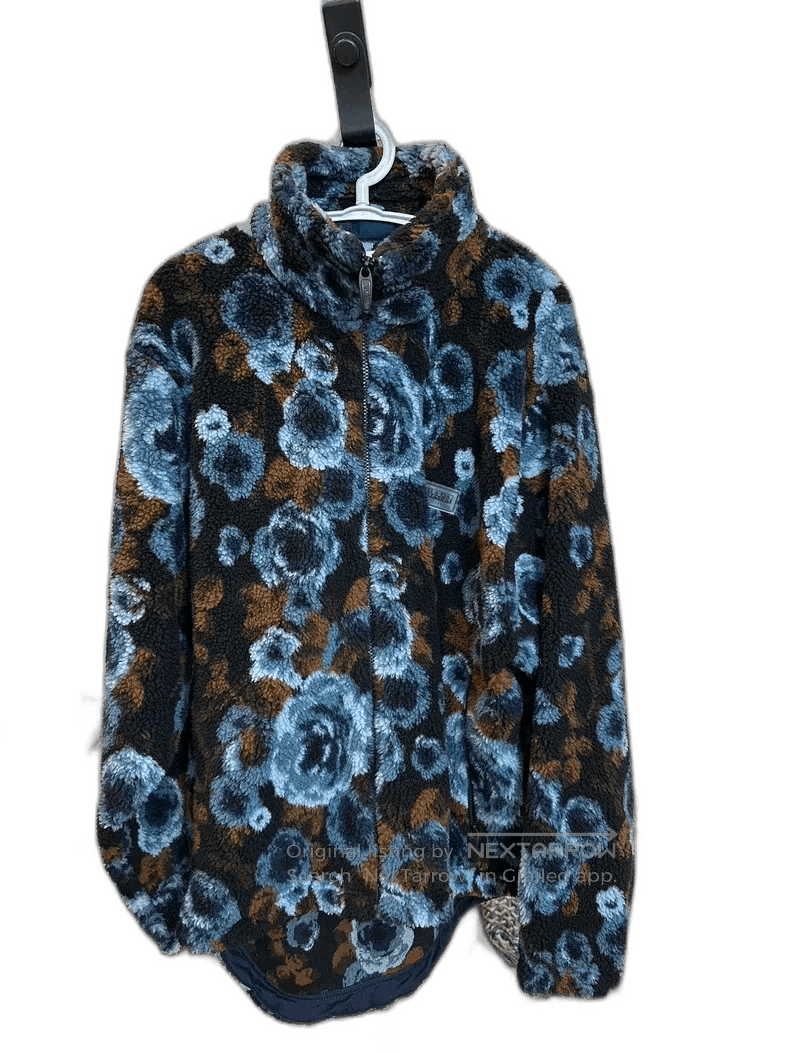 Martine Rose × Napapijri Napa Martine Rose Fleece Jacquard Blue