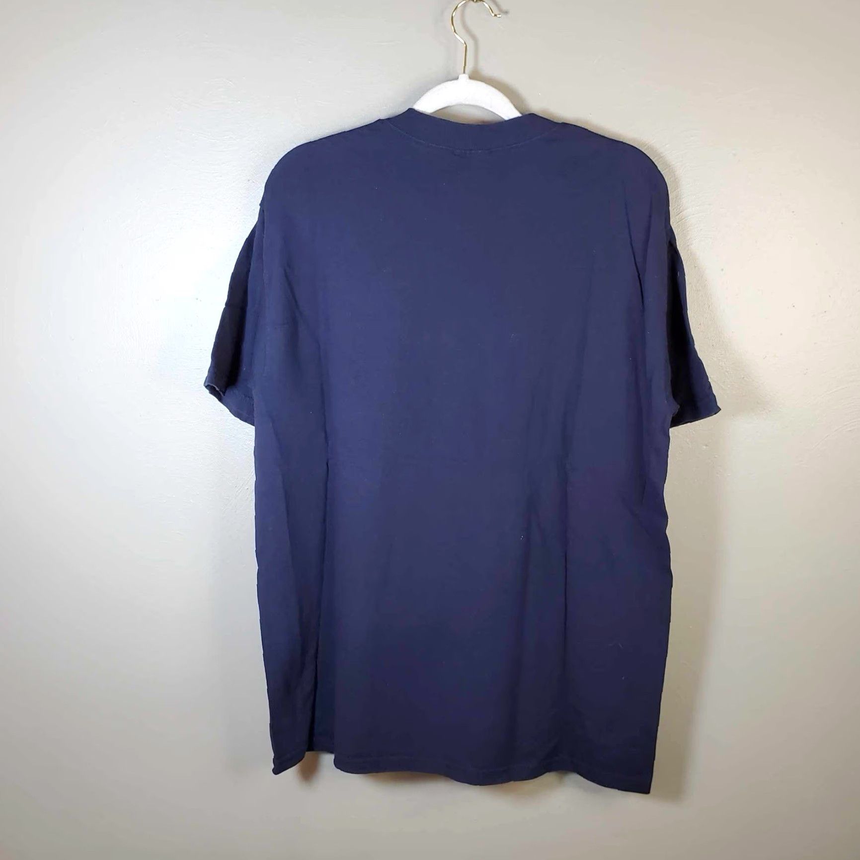 Gildan VINTAGE Titanic Crew T Shirt Embroidered Navy Large L Mens Size US L / EU 52-54 / 3 - 4 Thumbnail