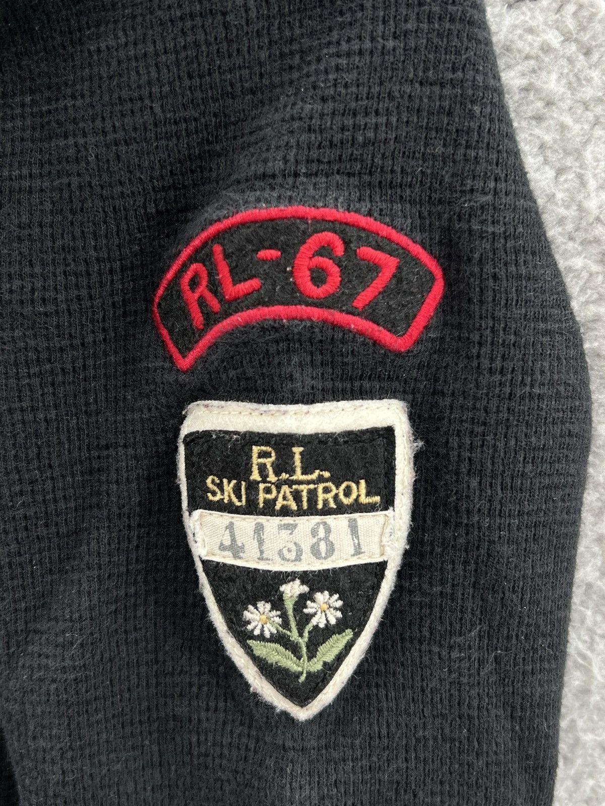 Polo Ralph Lauren Polo Ralph Lauren Ski Patrol Black Long-sleeve Henley Shirt Size XL / US 12-14 / IT 48-50 - 3 Thumbnail