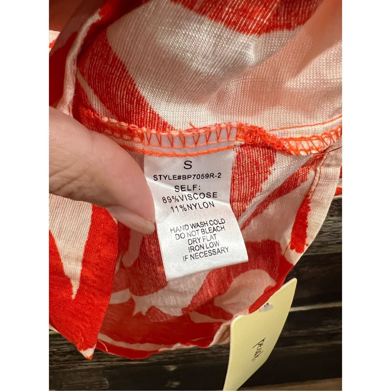 Other Two piece NWT set button front top pants orange white sz S Size S / US 4 / IT 40 - 3 Thumbnail