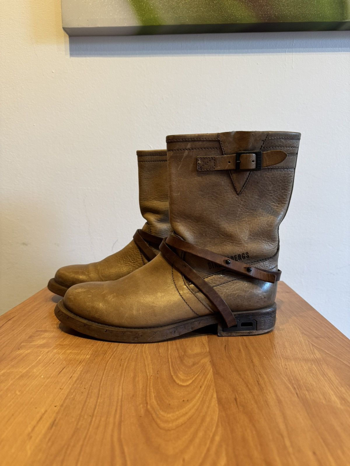 Dirk Bikkembergs Mens Dirk Bikkembergs lace strap boots lace thru Size US 6.5 / EU 39-40 - 1 Thumbnail