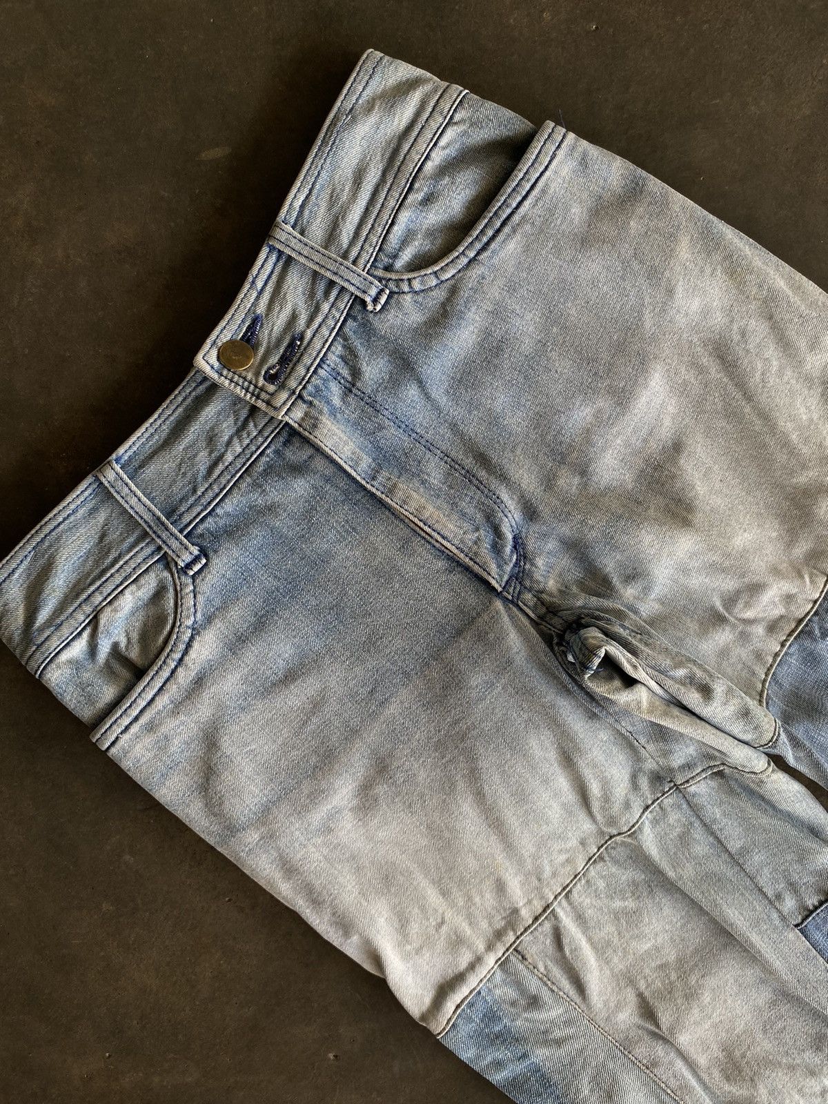 Kapital Kountry Y2k FLARE BLUSSOM IFSIXWASNINE DENIM PANTS Size US 27 - 2 Thumbnail