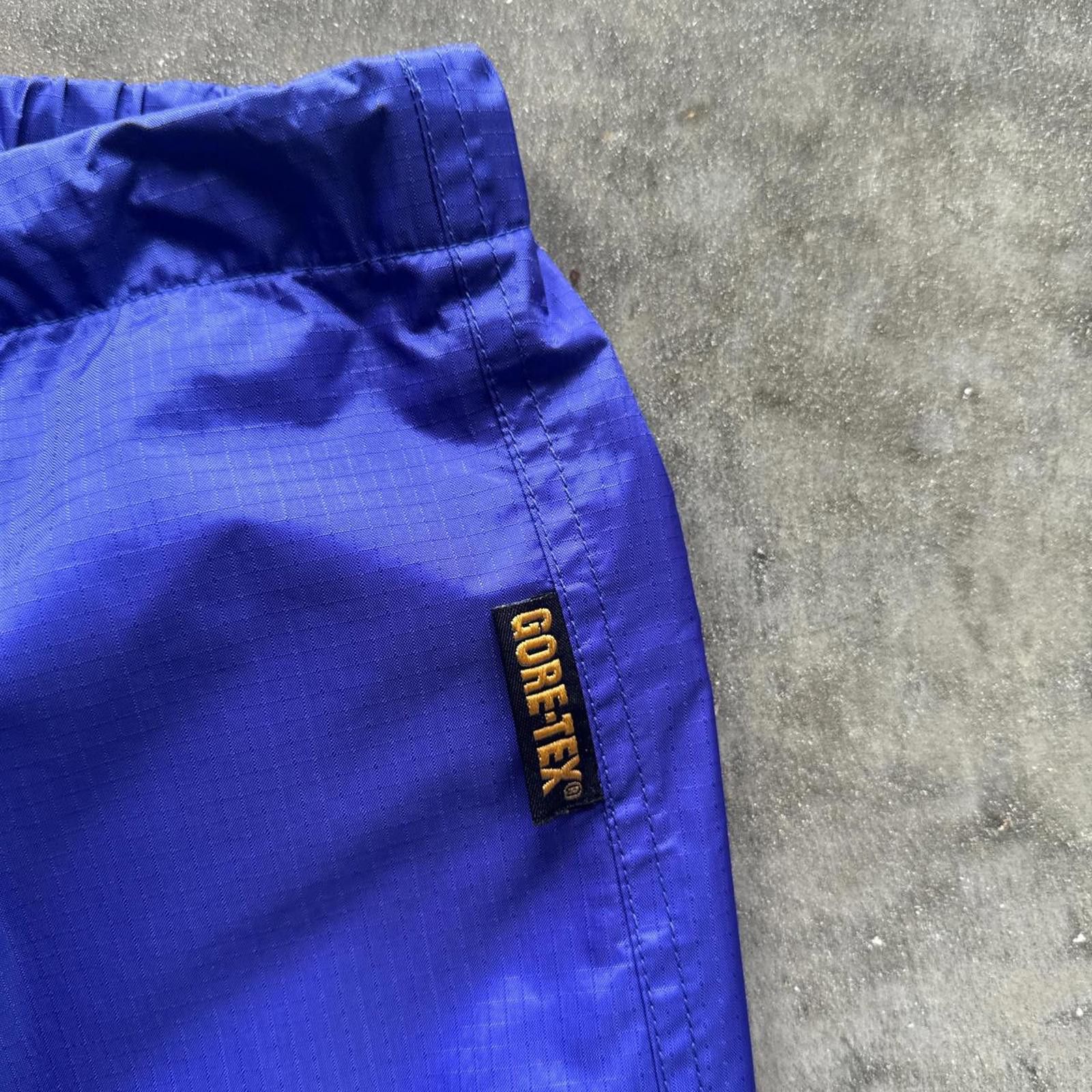 NFL Bass Drop Blue Nylon Gortex Track Pants Size US 32 / EU 48 - 7 Thumbnail