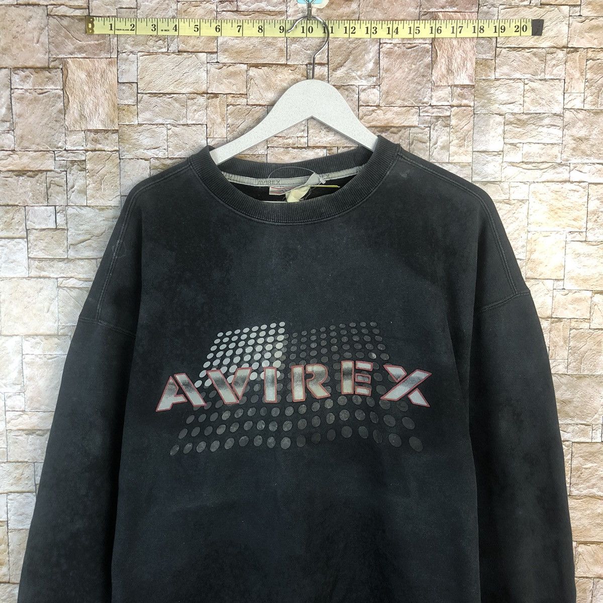 Avirex Avirex vintage fadex Black Sweatshirt #A3 Size US XL / EU 56 / 4 - 2 Thumbnail