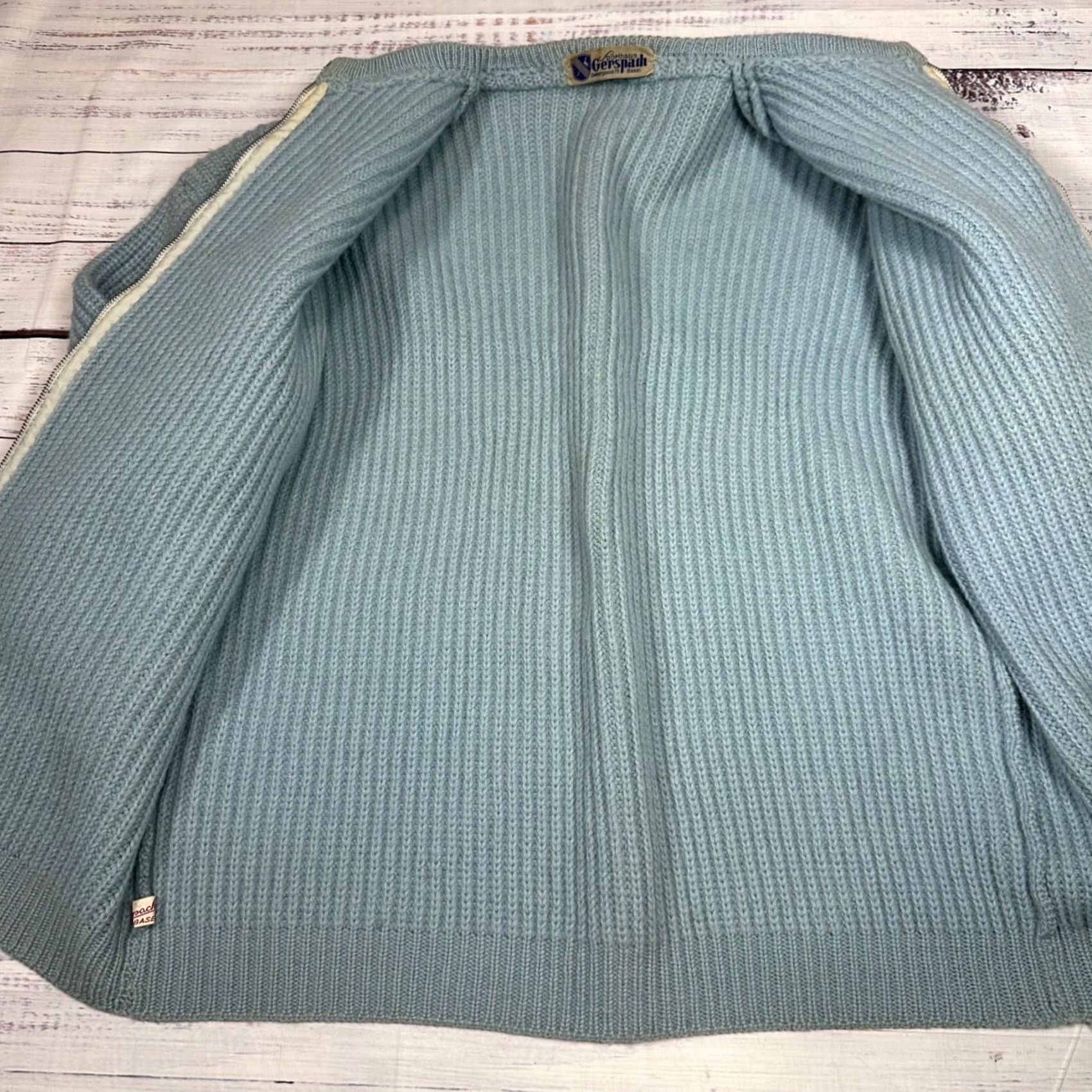 Vintage VINTAGE Gerspaih Womens Cardigan Sweater Sz L Wool Green Long Sleeve Size L / US 10 / IT 46 - 5 Thumbnail