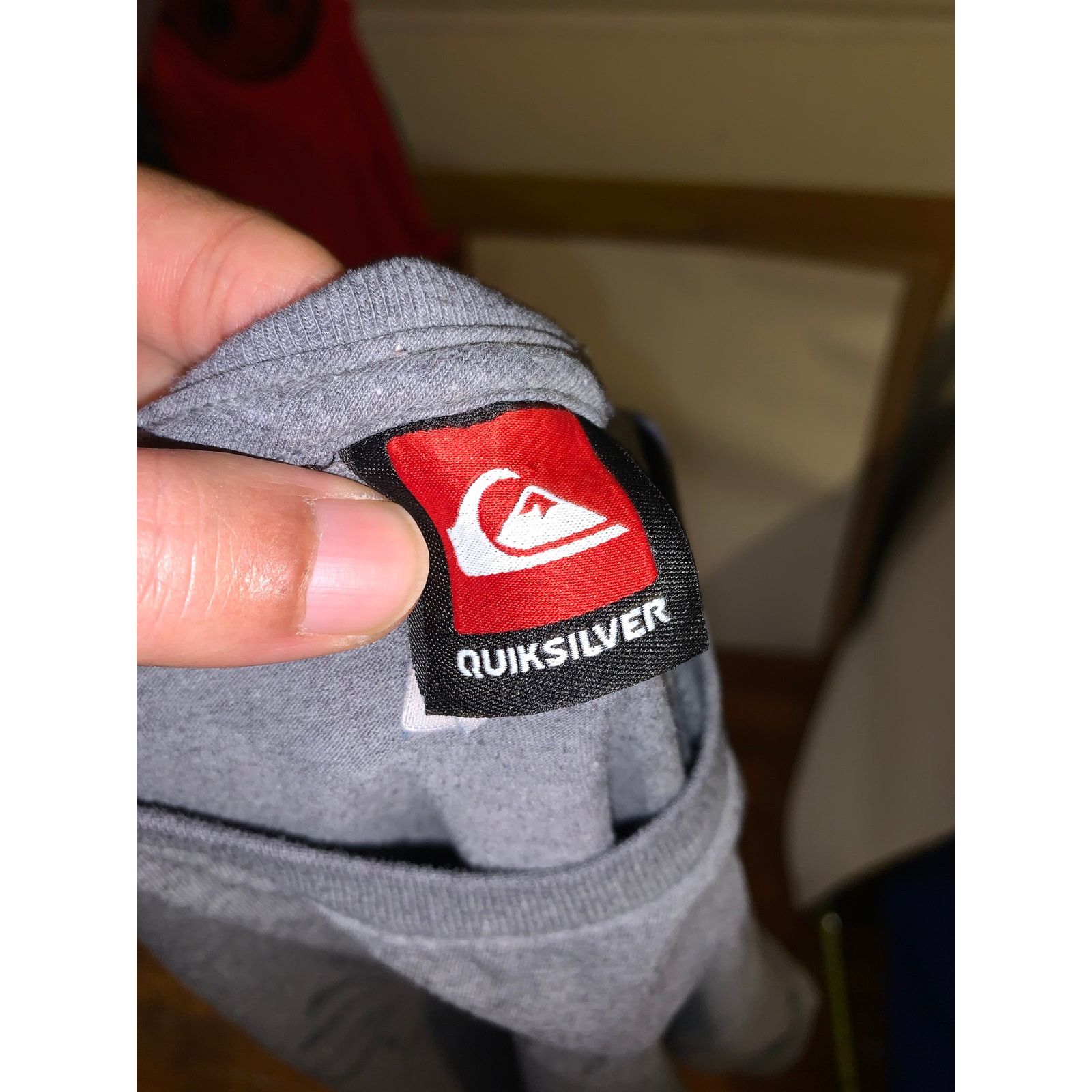 Quiksilver × Vintage Quiksilver Pray For Surf Skull Graphic T Shirt Gray M Size US L / EU 52-54 / 3 - 6 Thumbnail