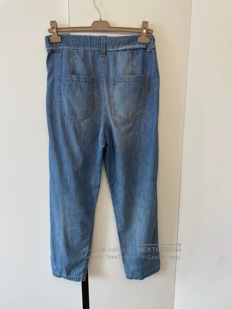 Brunello Cucinelli Brunello Cucinelli Cone Shape Five Pocket Long Pants Size 26" / US 2 / IT 38 - 4 Thumbnail