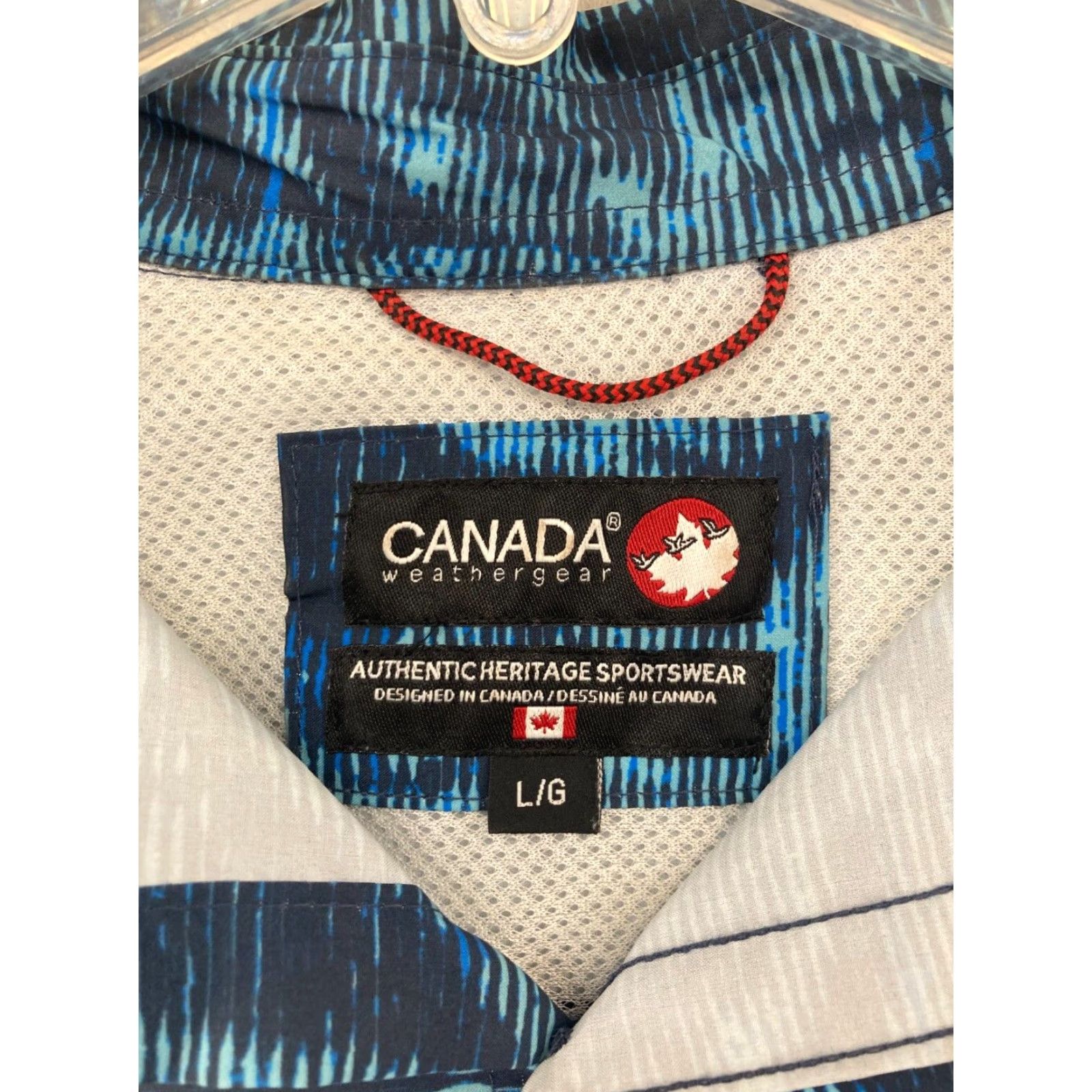 Vintage Canada Weathergear Mens Button-Up Shirt L Blue Outdoor Tropical Cotton Polyester Blend Casual Travel Workwear Size US L / EU 52-54 / 3 - 6 Thumbnail