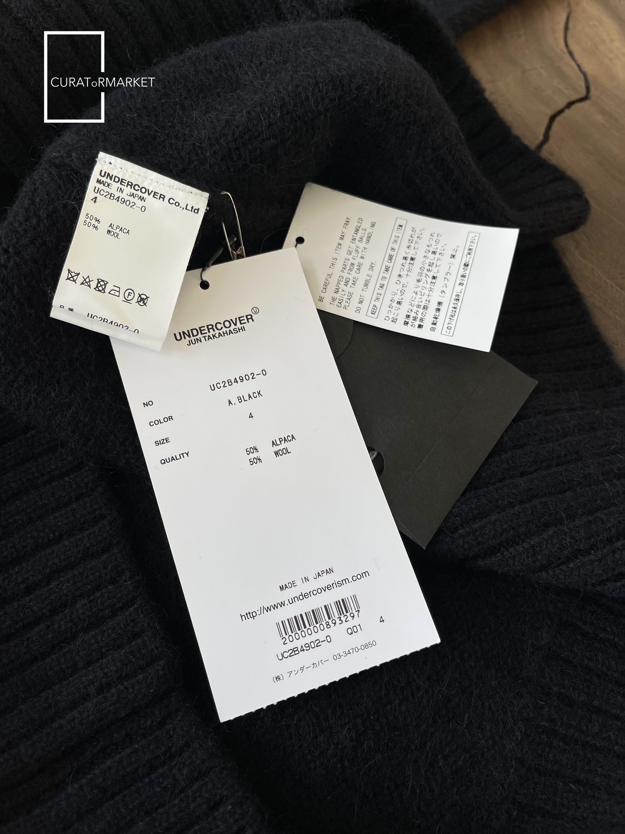 Undercover Sz 4 Alpaca Wool Knit Blend Hitchcock FW22 Psychophilia Size US XL / EU 56 / 4 - 12 Thumbnail