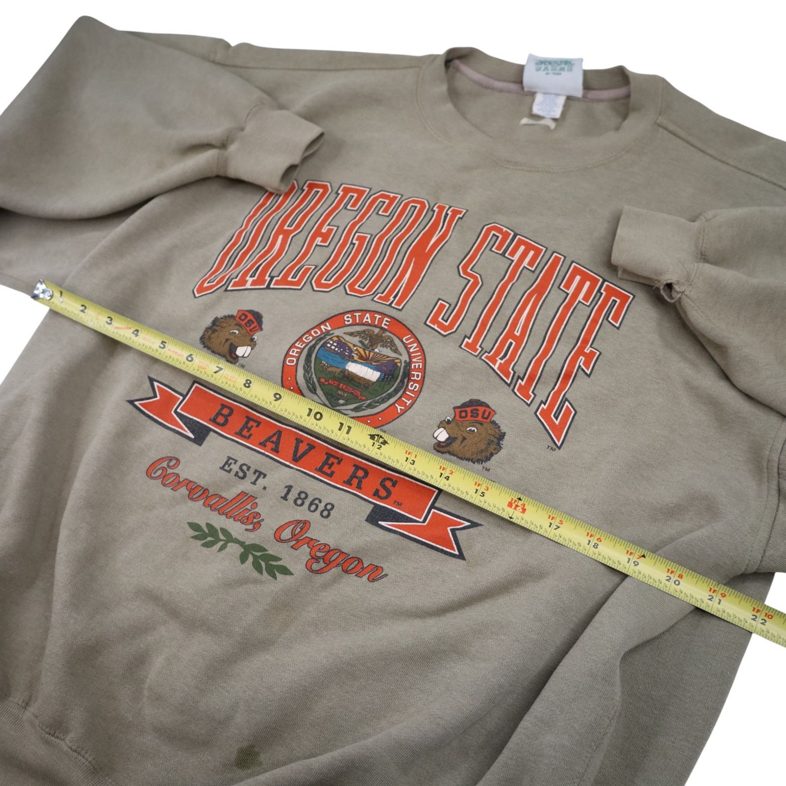 NCAA × Vintage VTG 90s OSU Oregon State University Beavers Sweatshirt Size US XL / EU 56 / 4 - 9 Thumbnail