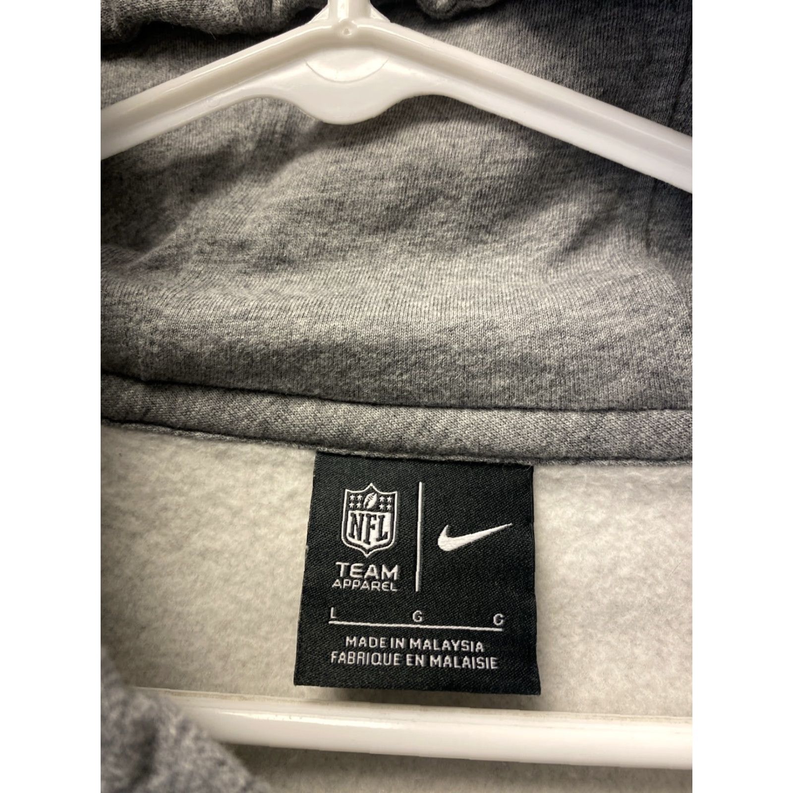 Nike Nike Broncos Sweatshirt Women's L Gray Fleece Hoodie /82-92 Size L / US 10 / IT 46 - 3 Thumbnail