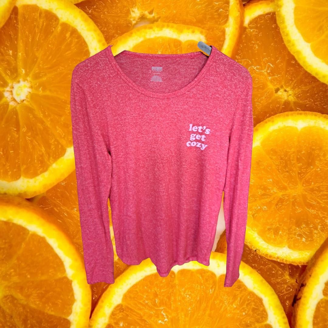 Pink Pink Let's Get Cozy Super Soft Shirt Size Large Size ONE SIZE - 1 Thumbnail