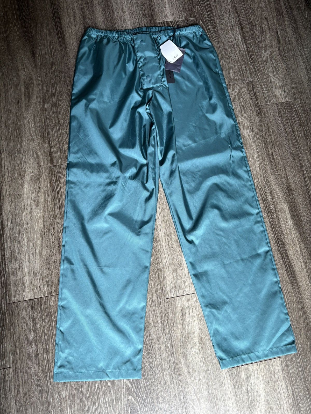 Prada Prada Re Nylon Pants Green Blue Size US 36 / EU 52 - 1 Thumbnail