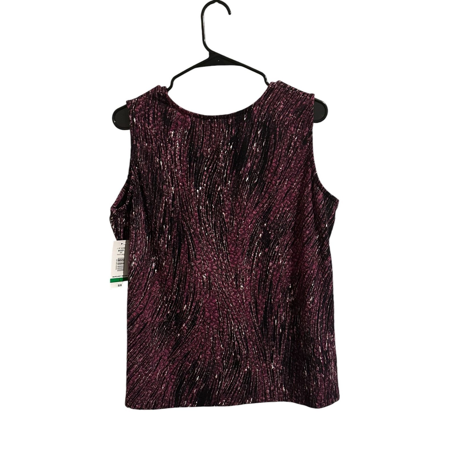 Other Allison Daley Crew Neck Sleeveless Formal Purple Blouse - L Size L / US 10 / IT 46 - 4 Thumbnail