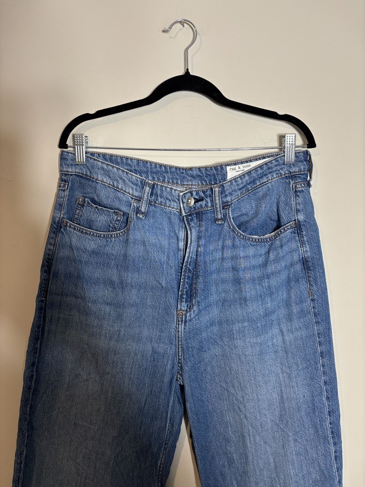 Rag & Bone Rag & Bone Lori Mid Rise Crop Jeans Size 30 Size 33" - 1 Thumbnail